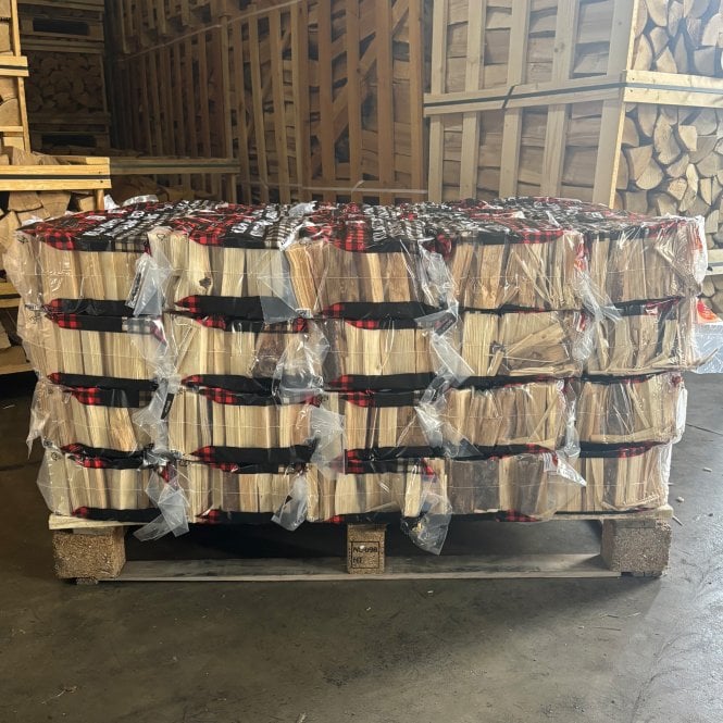 100 BAGS Of Jack Logs Kindling Sticks Delivered