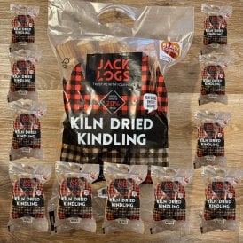 12 BAGS Of Jack Logs Kindling Sticks DELIVERED