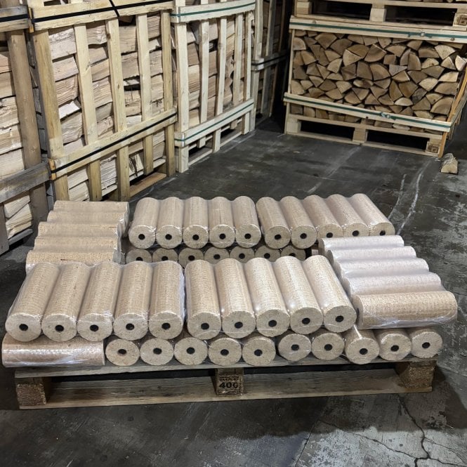 12 Packs Of NESTRO Hardwood Heat Logs