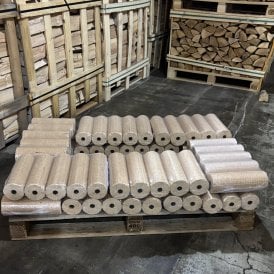 12 Packs Of NESTRO Hardwood Heat Logs