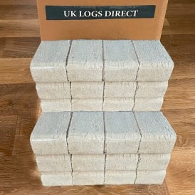 20kgs Box 24 RUF Hardwood Heat Logs Delivered To Your Door