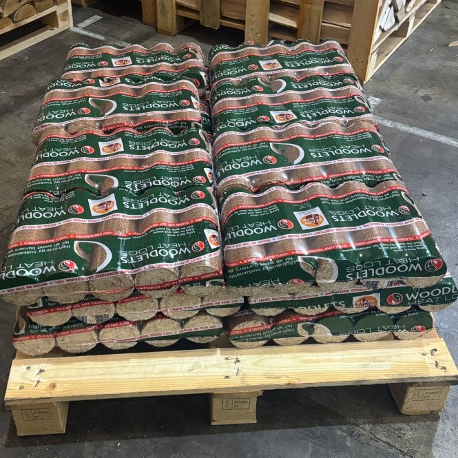 24 Packs Woodlets Heat Logs