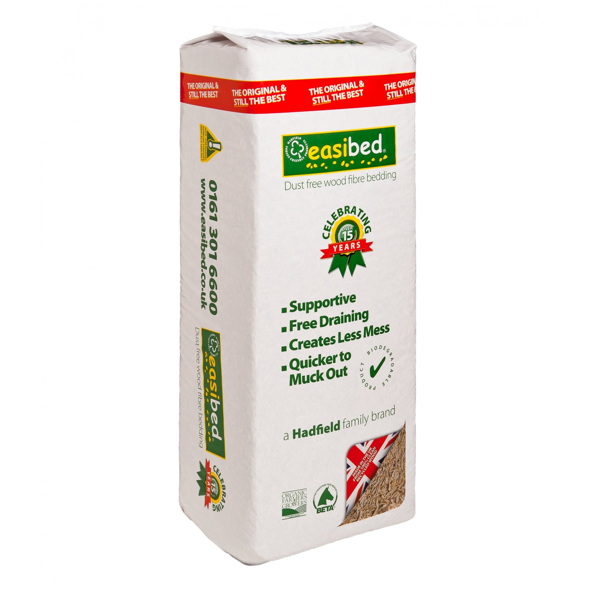 Laysoft Easibed Horse Bedding - Dust Free Wood Shavings