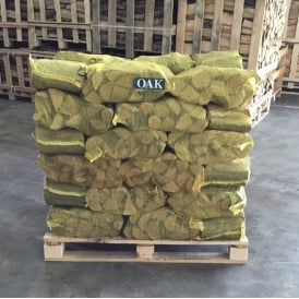 40 Nets Of Kiln Dried Oak Logs