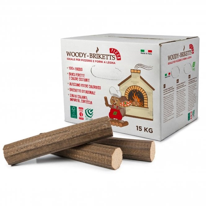 56 Boxes Woody Beech Briquettes
