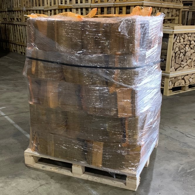 60 Nets Of Kiln Dried Ash Logs