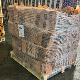 60 Nets Of Kiln Dried Oak Logs