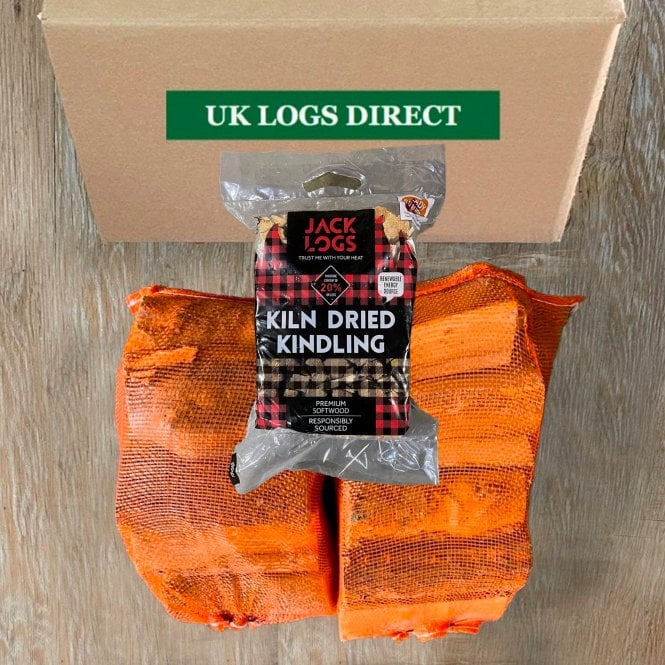 Box Of Kiln Dried ASH Nets & Kindling DELIVERED