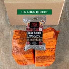 Box Of Kiln Dried OAK Nets & Kindling DELIVERED