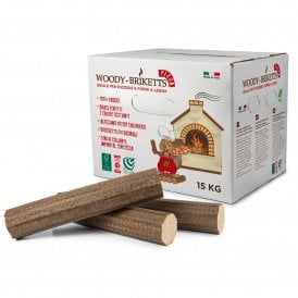 Box Woody Beech Briquettes DELIVERED