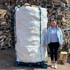 Jumbo Bag Of Season Your Own Hardwood Logs