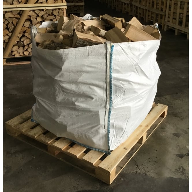 Kiln Dried Ash Logs Bulk Bag Full Of Logs