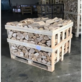 Kiln Dried Ash Logs Half Crate 