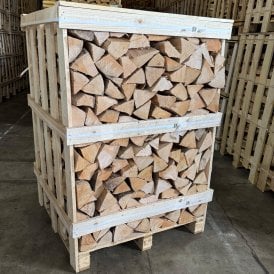 Kiln Dried Beech Logs Large Crate