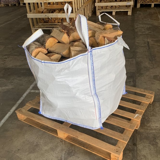 Kiln Dried Birch Logs Budget Bag Full Of Logs