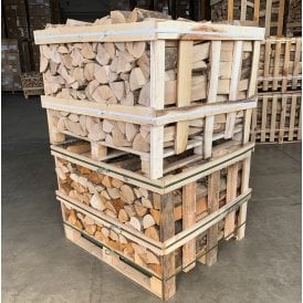 Kiln Dried Half ASH Crate & Half Economy Hardwood Crate Stack