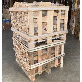 Kiln Dried Half BIRCH Crate & Half Economy Hardwood Crate Stack