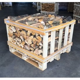 Mixed Economy Hardwood Half Crate Of Kiln Dried Logs
