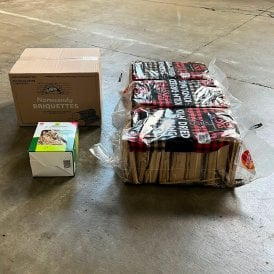 Pizza Oven Bundle Normandy Briquettes 3 Bags Kindling 24 Flamers DELIVERED